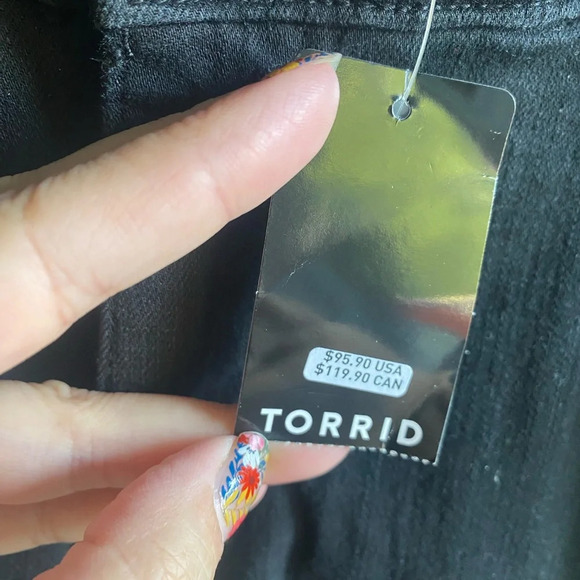 Torrid NWT Bombshell Skinny Premium Stretch Hi-Rise Jean Grenada Size 22 Short S - Picture 13 of 14